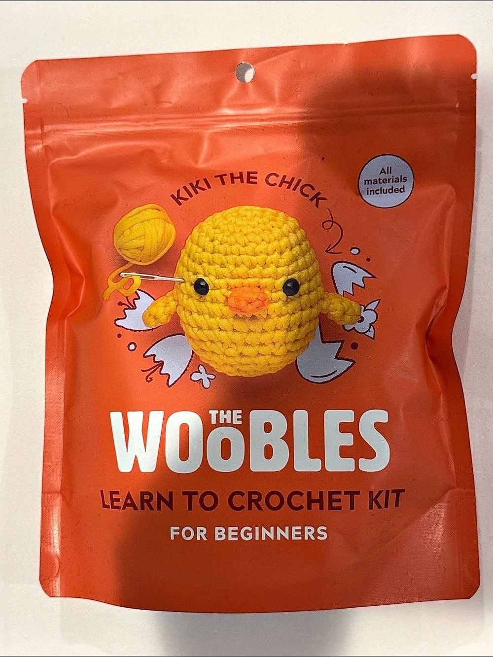The Woobles Kiki the Chick Learn to Crochet Kit Crochet Kit for Beginners